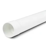 أنابيب UPVC ضغط 4 بار مقاس 125 ملم سماكة 2.9 ملم لون أبيض