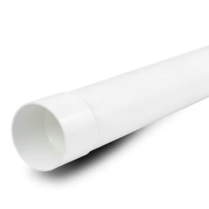 أنابيب UPVC ضغط 4 بار مقاس 225 مم سماكة 5.1 مم لون أبيض