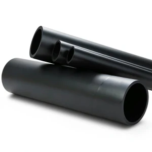 HDPE Pipe 6.3 Bar Pressure PE 100 Outer Diameter 225 mm Thickness 8.6 mm Black