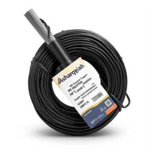 سلك نحاس مجدول 10 AWG مطلي بالقصدير عزل PVC 105°C اسود 600 فولت طول 2500 قدم | شركة كابلات الشرقية للصناعة
