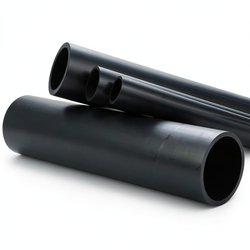 انابيب HDPE ضغط 6.3 بار PE 100 قطر خارجي 355 ملم سماكة 13.6 ملم لون اسود