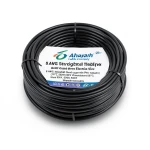 8 AWG Stranded Tinned Copper Electric Wire, PVC Insulated (105°C), Black, 600V, 500ft | Asharqiyah Cables Company for Industry