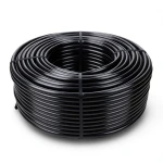 لفة أنابيب بلاستيك HDPE ضغط 12.5 بار PE 100 قطر خارجي 90 مم سمك 6.7 مم لون أسود
