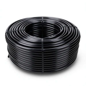 HDPE Plastic Coil Pipe Pressure 12.5 Bar PE 100 Outer Diameter 90 mm Thickness 6.7 mm Black