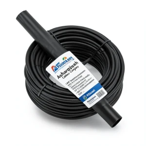 لفة سلك نحاس مجدول 1 AWG مطلي بالقصدير عزل PVC 105°C اسود 600 فولت طول 500 قدم | شركة كابلات الشرقية للصناعة