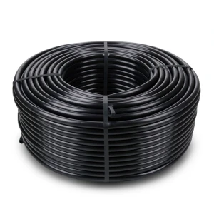 HDPE Coil Pipe Nominal Pressure 6.3 Bar PE 100, Outside Diameter 125 mm SDR 26, Thickness 4.8 mm Black