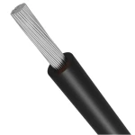 لفة سلك كهرباء نحاس مجدول 1/0 AWG مطلي بالقصدير، معزول PVC 105°C، اسود، 600 فولت، 500 قدم | شركة كابلات الشرقية للصناعة