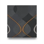 Decorative Wall Covering Venice Collection 5 m² Black with Brown, Item 47-5770 | Germany