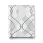 Decorative Wallpaper Venice Collection 5 m² White with Grey, Code 10-5770 | YT-69597701