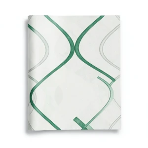 Decorative Wall Covering Venice Set 5 m² Green with White, Germany | YT-01834992