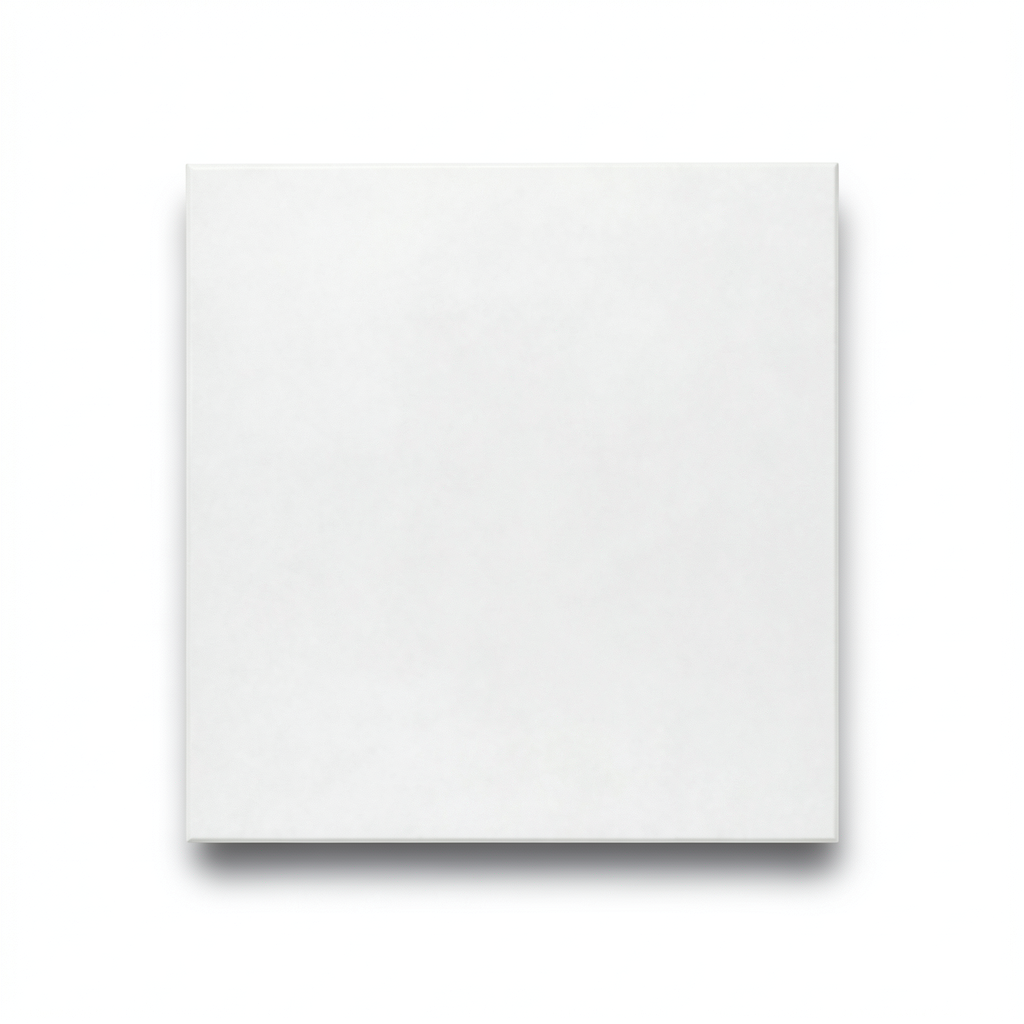 Porcelain Floor Tiles 10 mm Thickness, 45x45 cm Size, White Color, Universe Model