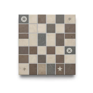 Floor Tiles Porcelain Thickness 9 mm, Size 30x30 cm, Mix Star Color