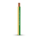 سلك كهرباء مفرد 150mm 600/1000V، موصل نحاس شعر مرن معزول PVC لون أخضر/أصفر | شركة الفنار