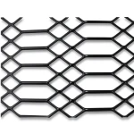 شبك بقلاوة حديد اسود تخانة 2.7 مم، مقاس 2.44×4 متر، تصميم جوهرة