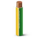 لفة سلك مفرد 185mm 600/1000 فولت موصل نحاس مرن عزل PVC لون أصفر/أخضر | شركة الفنار