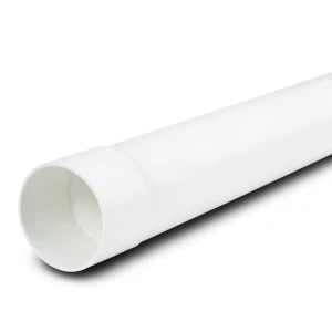 انابيب UPVC كلاس 1 مقاس 160 ملم سماكة 2.2 ملم لون أبيض
