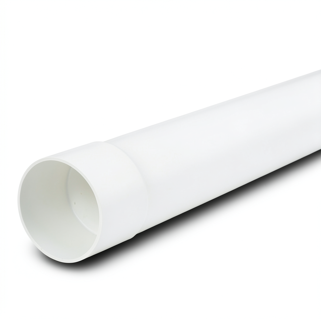 انابيب UPVC كلاس 1 مقاس 160 ملم سماكة 2.2 ملم لون أبيض