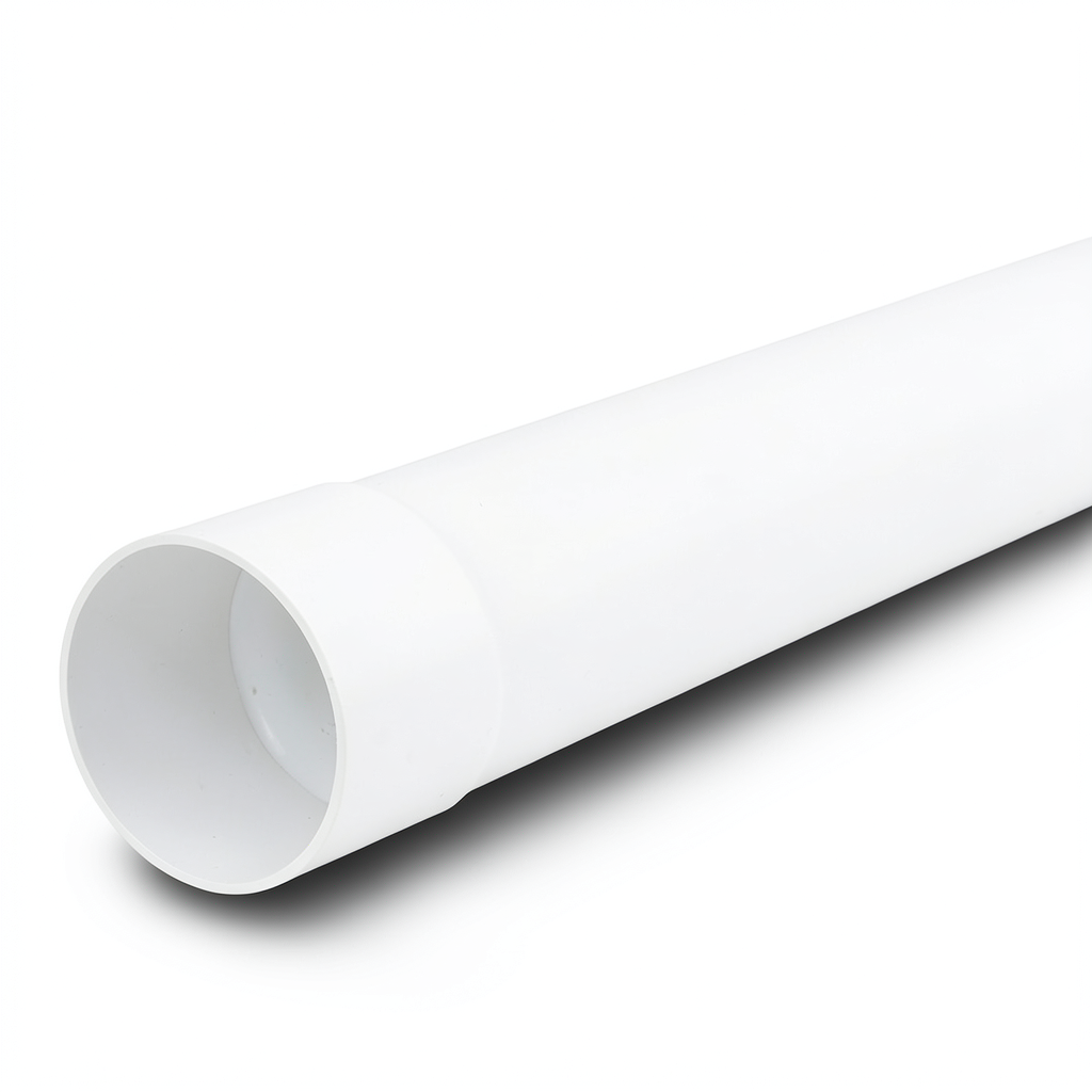 UPVC Pipe Class 1 Size 225 mm Thickness 2.2 mm White Color