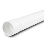 أنابيب بلاستيك UPVC كلاس 1 مقاس 250 مم سماكة 2.4 مم لون أبيض