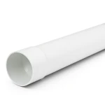 أنابيب UPVC ضغط 4 بار مقاس 125 ملم سماكة 2.9 ملم لون أبيض
