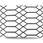 شبك بقلاوة حديد اسود تخانة 2.7 مم، مقاس 2.44×4 متر، تصميم جوهرة