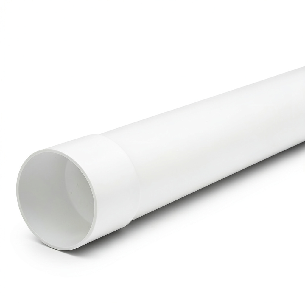UPVC Pipe PN 4 Bar Size 225 mm Thickness 5.1 mm White Color