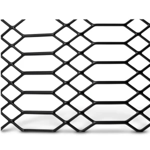 Bait Al Tatawor Hot Rolled Expanded Metal Mesh Jawhara Pattern 3mm Wire Dia 2.44m x 3m Black