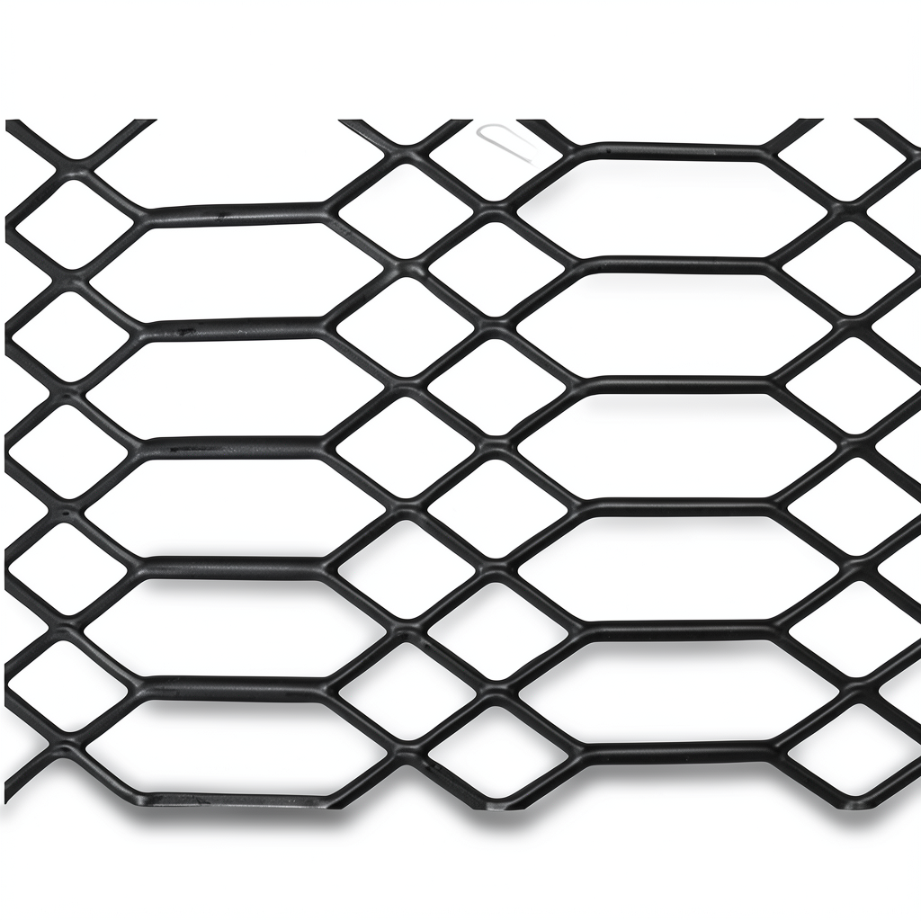 Hot Rolled Expanded Metal Mesh Jawhara Thickness 2.7 mm Size 2.44×2 M