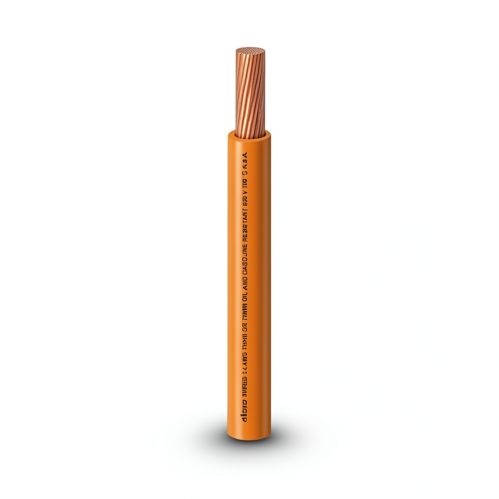 THHN/THWN Copper Cable PVC 105°C Insulation Diameter 3.4 mm 600 Volt 2500 Feet Orange | Al Fanar Alfanar