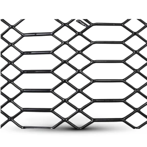 Hot Rolled Expanded Metal Jawhara Thickness 2.7 mm Size 2.44×5 m Black Steel