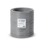 كابل نحاس THHN/THWN معزول PVC 105° قطر 3.4 مم 600 فولت 2500 قدم رمادي | شركة الفنار