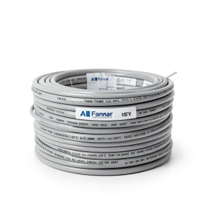 كابل نحاس THHN/THWN معزول PVC 105° قطر 4.4 مم 600 فولت طول 2500 قدم رمادي | شركة الفنار