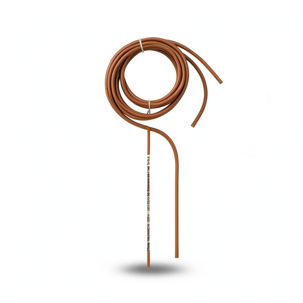 THHN/THWN Copper Cable PVC 105°C Insulation 3.4 MM Diameter 600 Volt 500 Feet Brown | Al Fanar