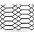 Bait Al Tatawor Hot Rolled Expanded Metal Mesh Jawhara Pattern 3mm Wire Dia 2.44m x 3m Black - Image 1