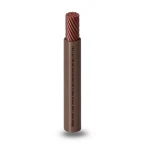 كابل نحاس THHN/THWN عزل PVC 105°C مقاس 3.31 مم² قطر 3.4 مم 600 فولت طول 300 قدم بني | شركة الفنار