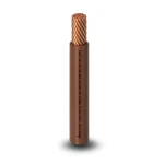كابل نحاس THHN/THWN عزل PVC 105°C مقاس 5.26 مم² قطر 4.2 مم 600 فولت طول 250 قدم بني | شركة الفنار