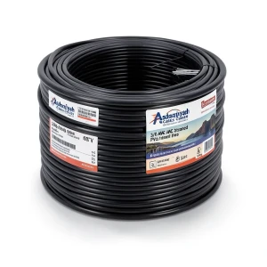 3/0 AWG Stranded Tinned Copper Electric Wire, PVC Insulated 105°C, Black, 600V, 500ft | Asharqiyah Cables Company for Industry
