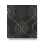 Decorative Wall Covering Venice Collection 5 m² Black with Brown, Item 47-5770 | Germany