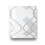 Decorative Wallpaper Venice Collection 5 m² White with Grey, Code 10-5770 | YT-69597701