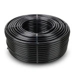HDPE Plastic Coil Pipe Pressure 12.5 Bar PE 100 Outer Diameter 90 mm Thickness 6.7 mm Black