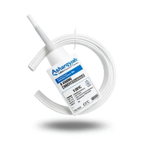 سلك كهرباء نحاس مجدول 8 AWG مطلي بالقصدير، معزول PVC (105°C)، ابيض، 600 فولت، 500 قدم | شركة كابلات الشرقية للصناعة