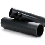 HDPE Plastic Pipe 6.3 Bar Pressure PE 100, 800 mm OD, 30.6 mm Thickness, Black