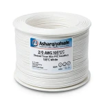 سلك نحاس مجدول 2/0 AWG مطلي بالقصدير عزل PVC 105°C أبيض 600 فولت 500 قدم | شركة كابلات الشرقية للصناعة