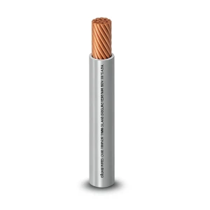 كابل نحاس THHN/THWN معزول PVC 105° قطر 4.4 مم 600 فولت طول 2500 قدم رمادي | شركة الفنار