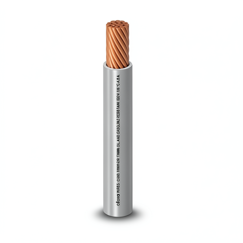 THHN/THWN Copper Cable PVC 105°C Insulation 4.4 MM Diameter 600 Volt 2500 Feet Gray | Al Fanar