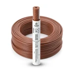 كابل نحاس THHN/THWN معزول PVC 105° قطر 3.4 مم 600 فولت طول 500 قدم بني | شركة الفنار