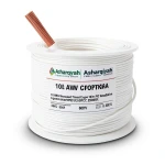 سلك نحاس مجدول 10 AWG مطلي بالقصدير عزل PVC 105°C ابيض 600 فولت طول 2500 قدم | شركة كابلات الشرقية للصناعة
