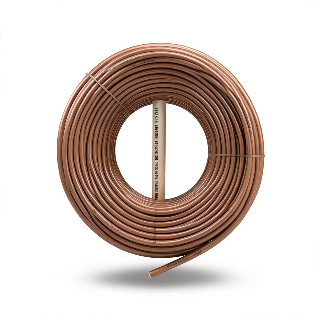 كابل نحاس THHN/THWN معزول PVC 105° قطر 4.2 مم 600 فولت طول 500 قدم بني | شركة الفنار