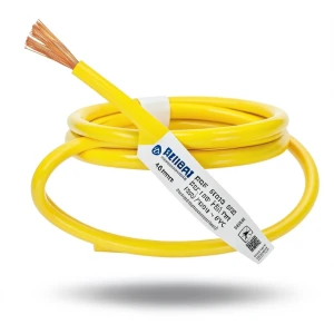Flexible Copper Electric Wire 16mm 450/750V 6.3mm Conductor Yellow PVC Insulated | Riyadh Cables