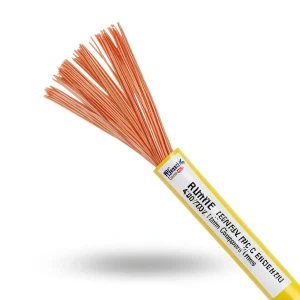 Flexible Copper Electric Wire 25mm2 450/750V PVC Insulated Yellow, 6.4mm Conductor | Riyadh Cables Group